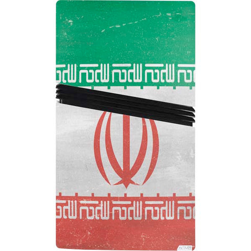 Iran Flag Distressed PS5 Pro Console Skin